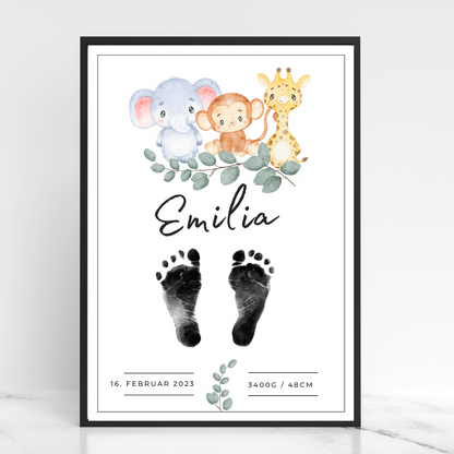 Babyposter - Zootiere