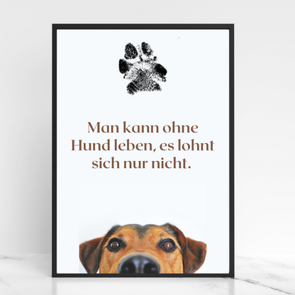 Hundeposter - Benny Zitat