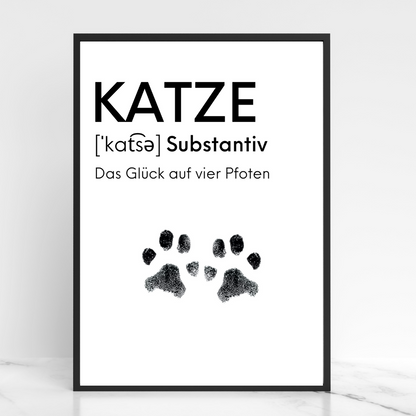 Katzenposter - Katze