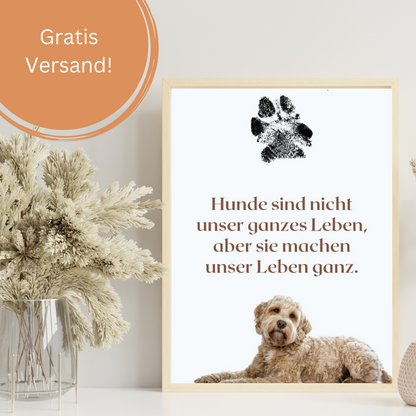 Hundeposter - Kira Zitat