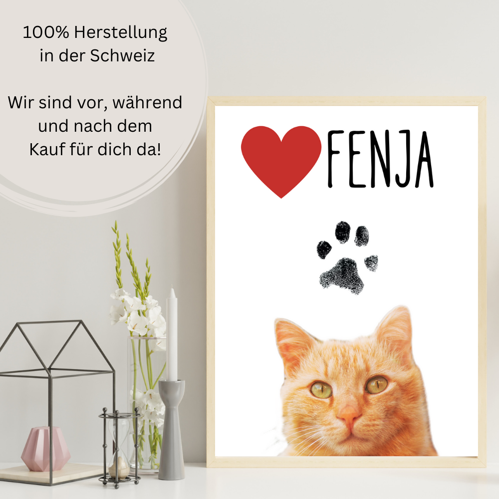 Katzenposter - Flocke