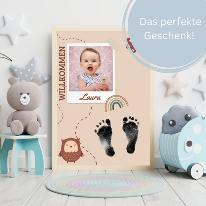 Babyposter - Eule