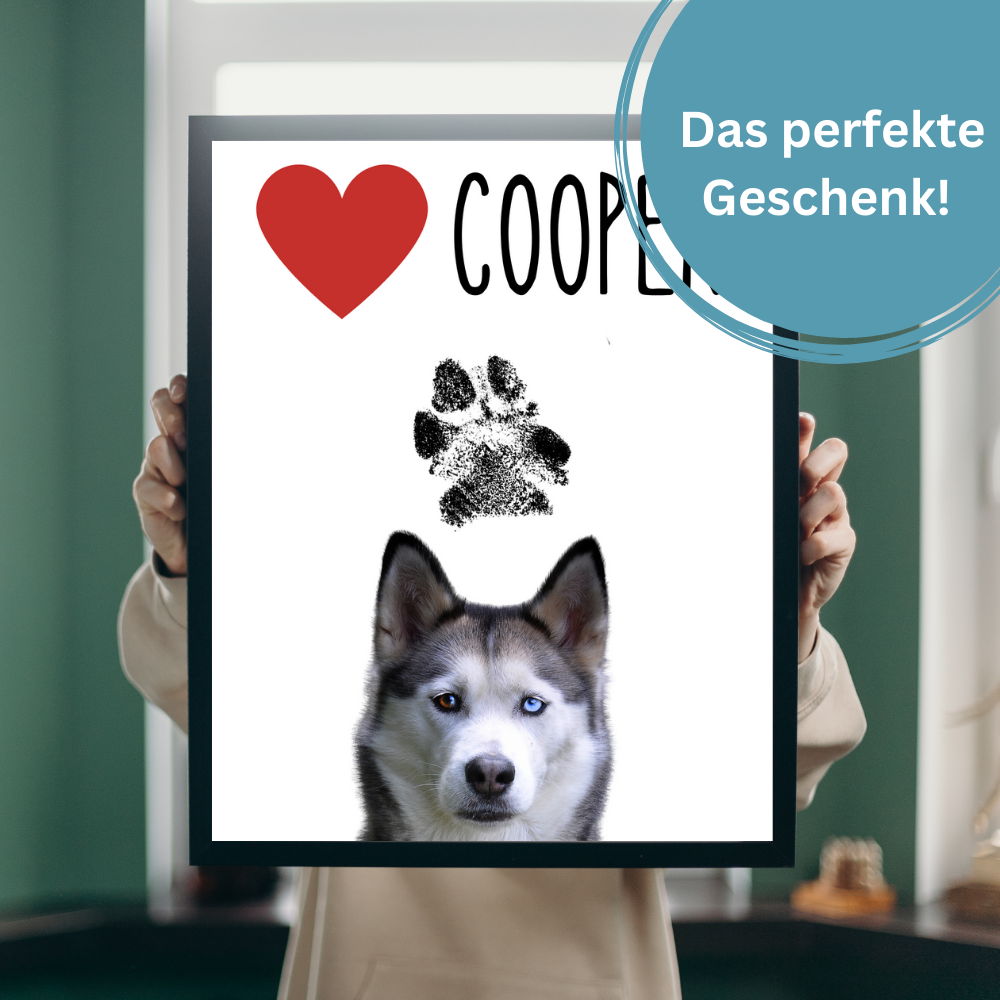 Hundeposter - Flocke