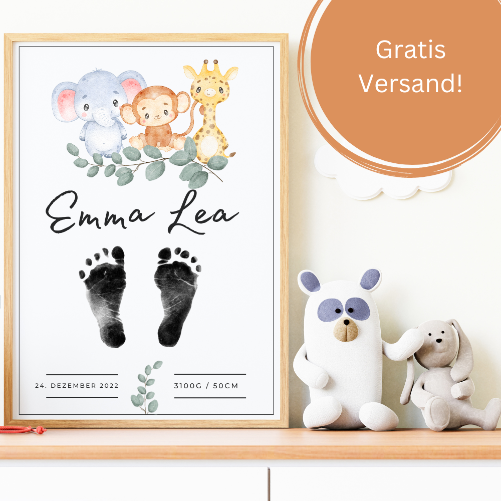 Babyposter - Zootiere